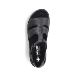 Best Women'S Strappy Sandals Glossy Black Ladies Sandals & Sandals