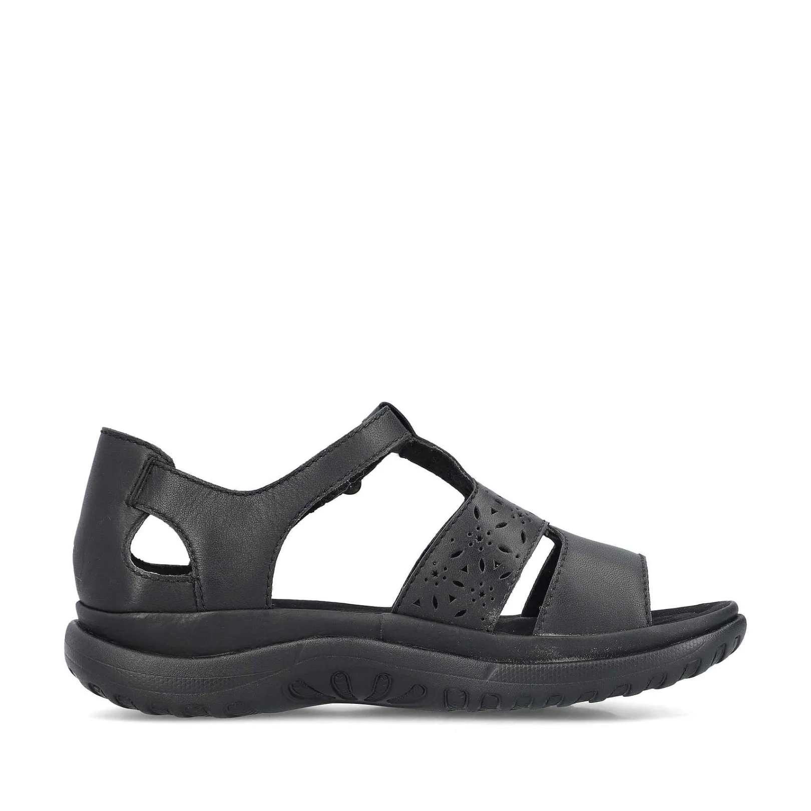 Best Women'S Strappy Sandals Glossy Black Ladies Sandals & Sandals