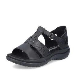 Best Women'S Strappy Sandals Glossy Black Ladies Sandals & Sandals