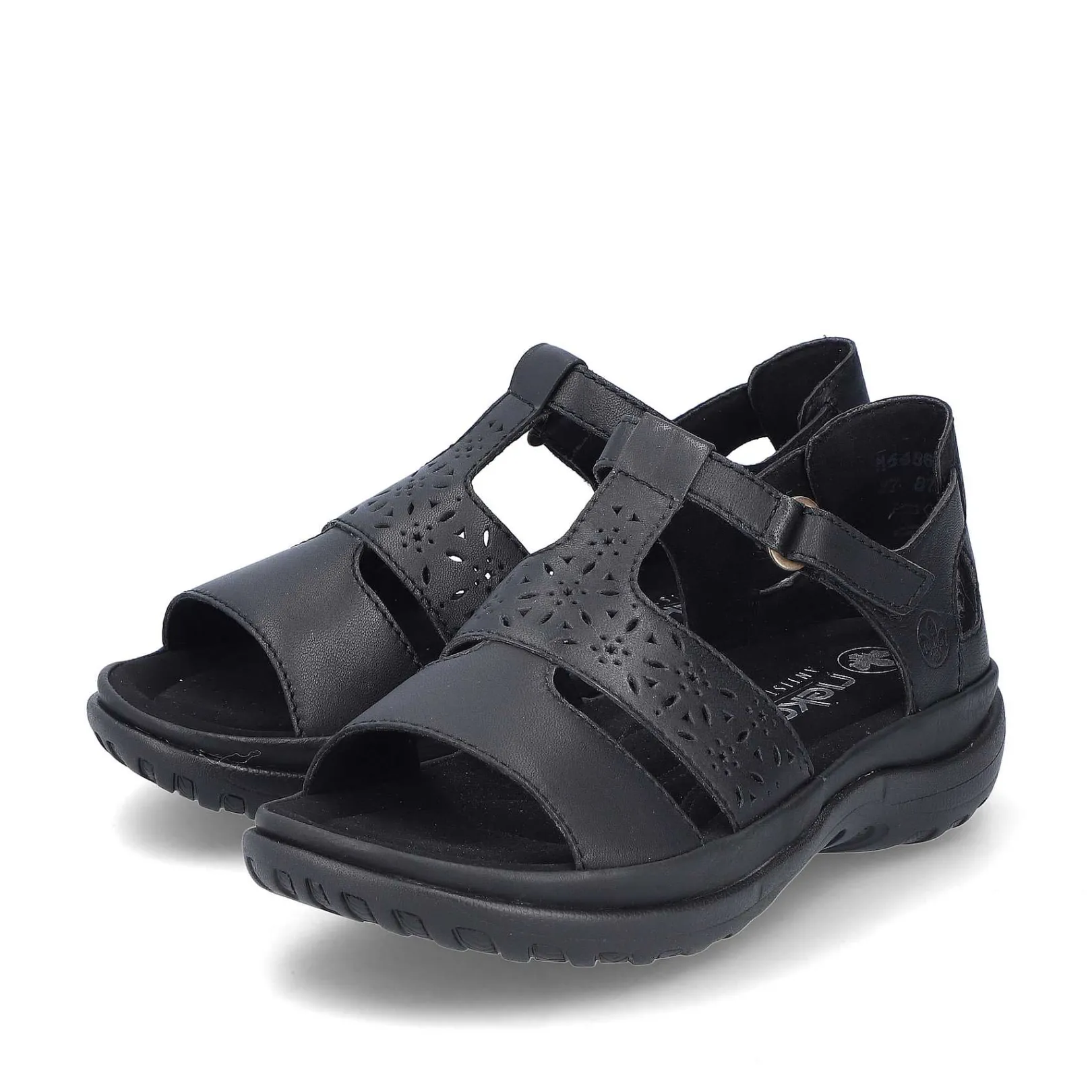 Best Women'S Strappy Sandals Glossy Black Ladies Sandals & Sandals
