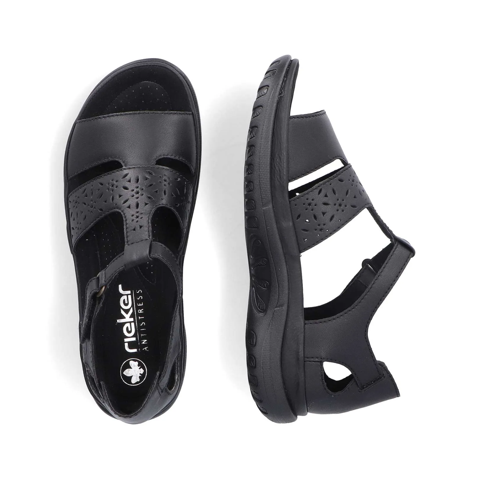 Best Women'S Strappy Sandals Glossy Black Ladies Sandals & Sandals