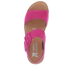Hot Women'S Strappy Sandals Magenta Ladies Colorful Styles