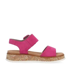 Hot Women'S Strappy Sandals Magenta Ladies Colorful Styles