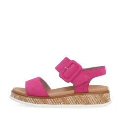 Hot Women'S Strappy Sandals Magenta Ladies Colorful Styles
