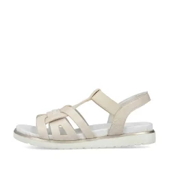 Clearance Women'S Strappy Sandals Pearl White Ladies Sandals & Sandals