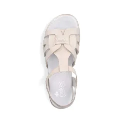 Clearance Women'S Strappy Sandals Pearl White Ladies Sandals & Sandals