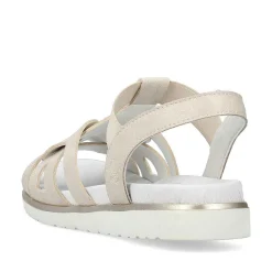 Clearance Women'S Strappy Sandals Pearl White Ladies Sandals & Sandals