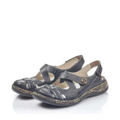 New Women'S Strappy Sandals Navy Blue Ladies Sandals & Sandals