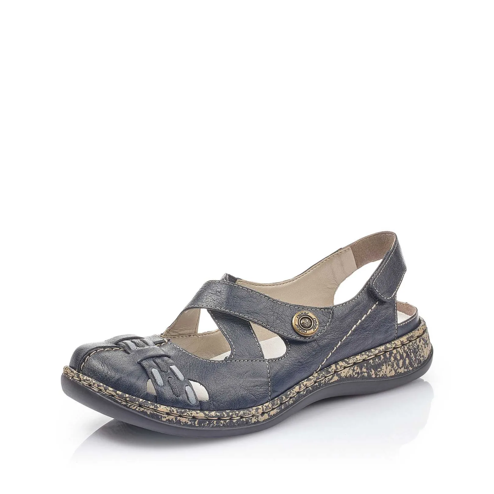 New Women'S Strappy Sandals Navy Blue Ladies Sandals & Sandals