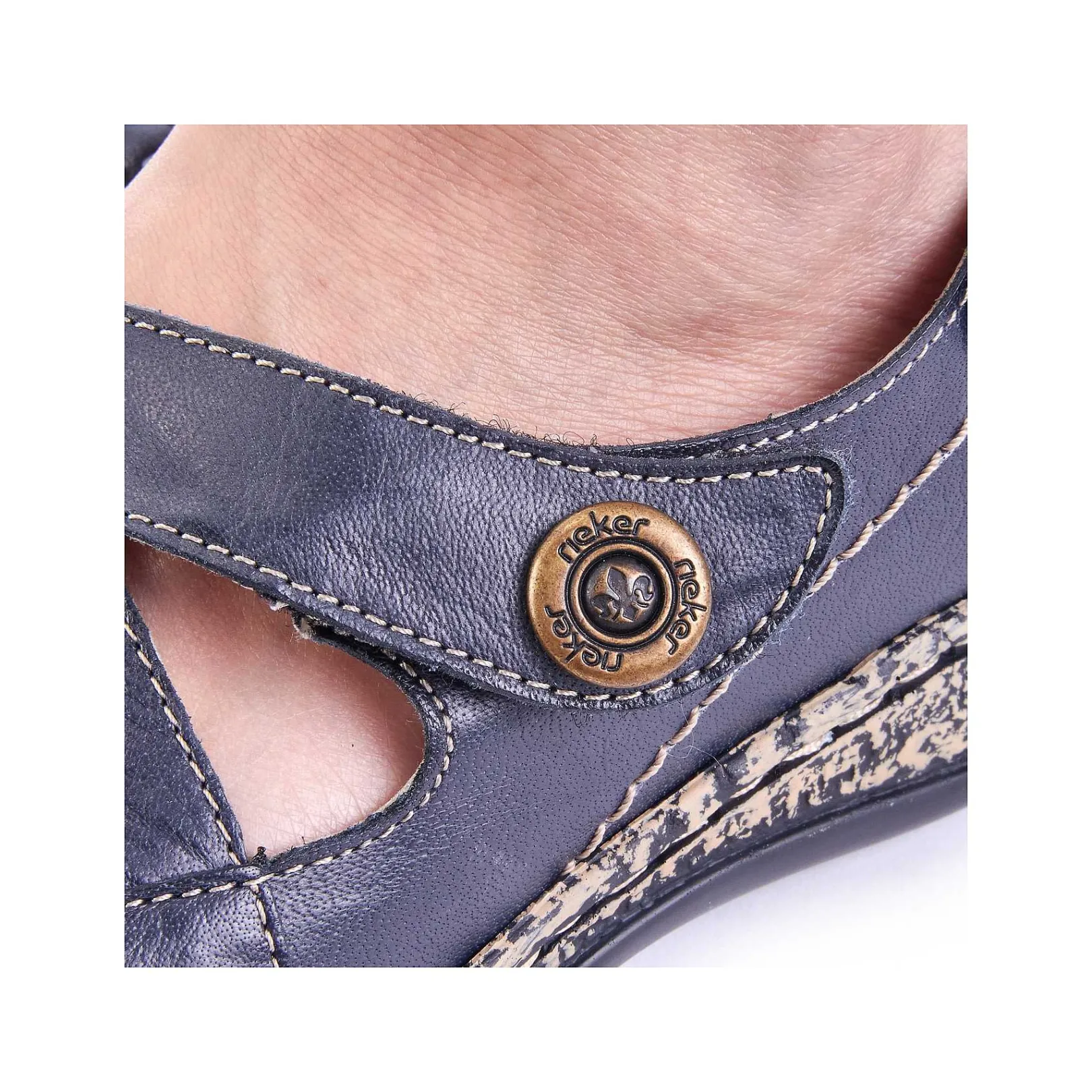 New Women'S Strappy Sandals Navy Blue Ladies Sandals & Sandals