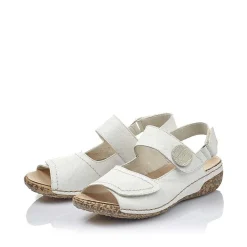 Women'S Strappy Sandals Pure White Ladies Sandals & Sandals