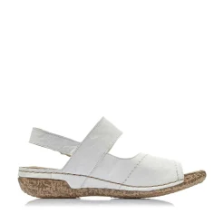 Women'S Strappy Sandals Pure White Ladies Sandals & Sandals