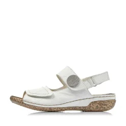 Women'S Strappy Sandals Pure White Ladies Sandals & Sandals