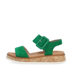 Hot Women'S Strappy Sandals Emerald Green Ladies Colorful Styles