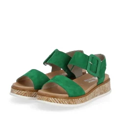 Hot Women'S Strappy Sandals Emerald Green Ladies Colorful Styles