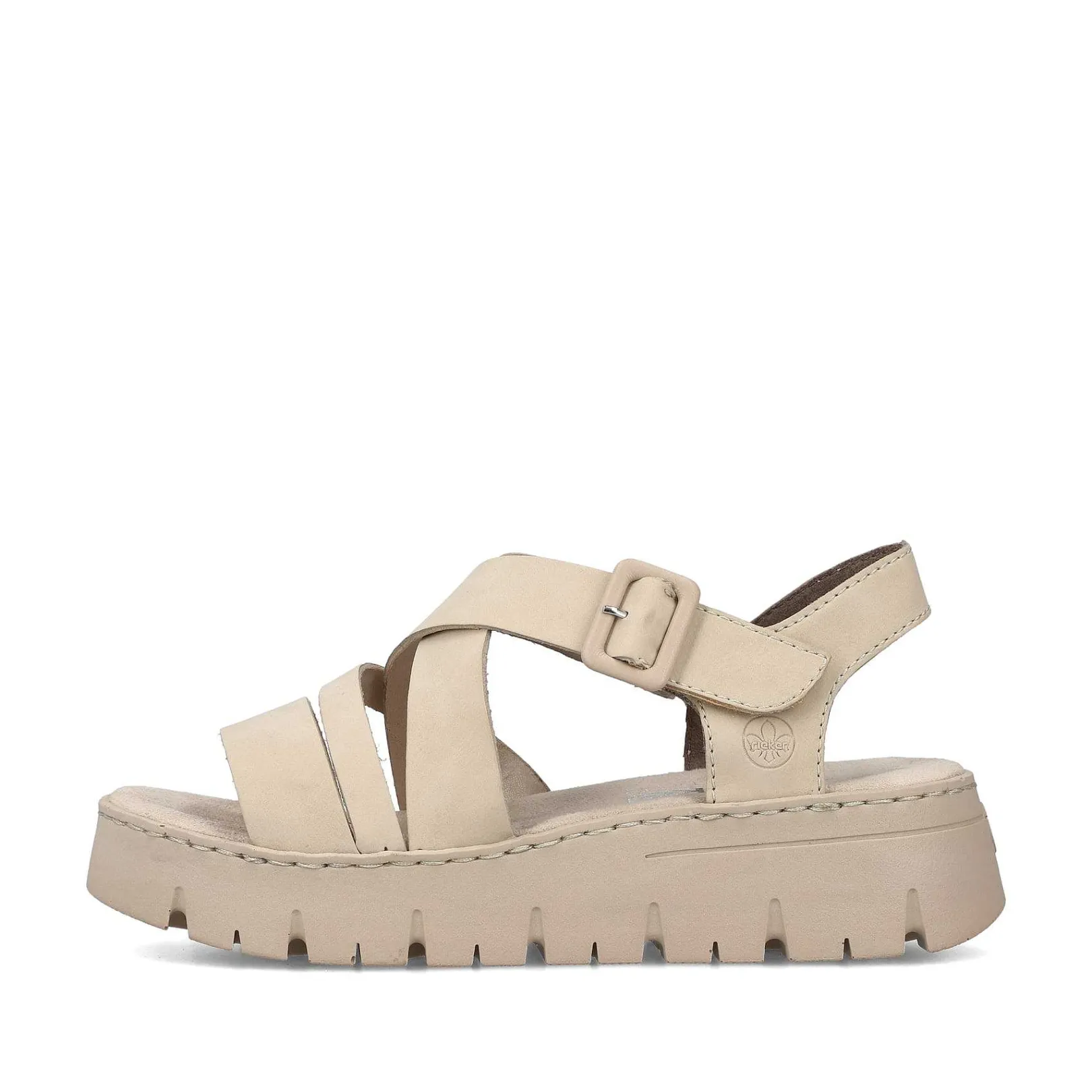 New Women'S Strappy Sandals Light Beige Ladies Sandals & Sandals