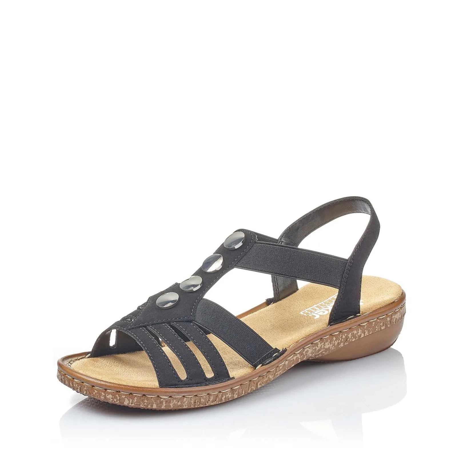Hot Women'S Strappy Sandals Night Black Ladies Sandals & Sandals