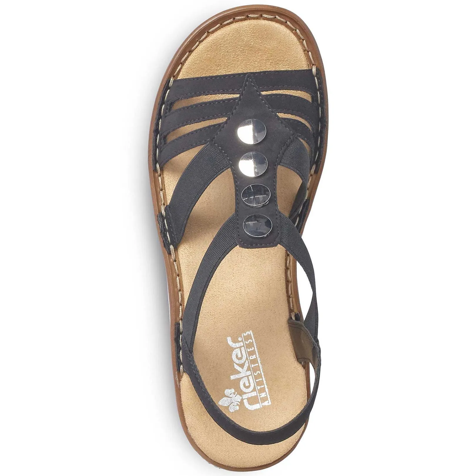 Hot Women'S Strappy Sandals Night Black Ladies Sandals & Sandals