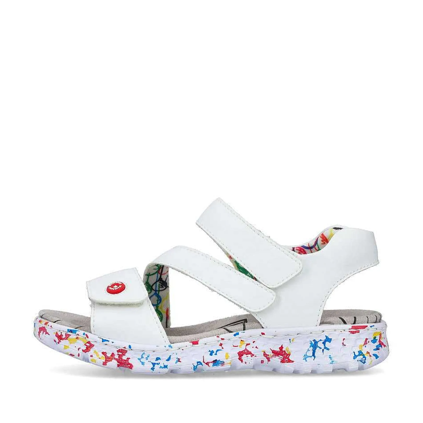 Sale Women'S Strappy Sandals Lily White Ladies Colorful Styles