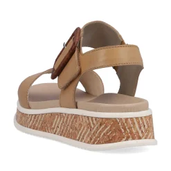 Clearance Women'S Strappy Sandals Clay Beige Ladies Sandals & Sandals