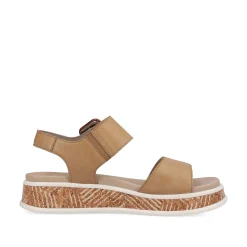 Clearance Women'S Strappy Sandals Clay Beige Ladies Sandals & Sandals