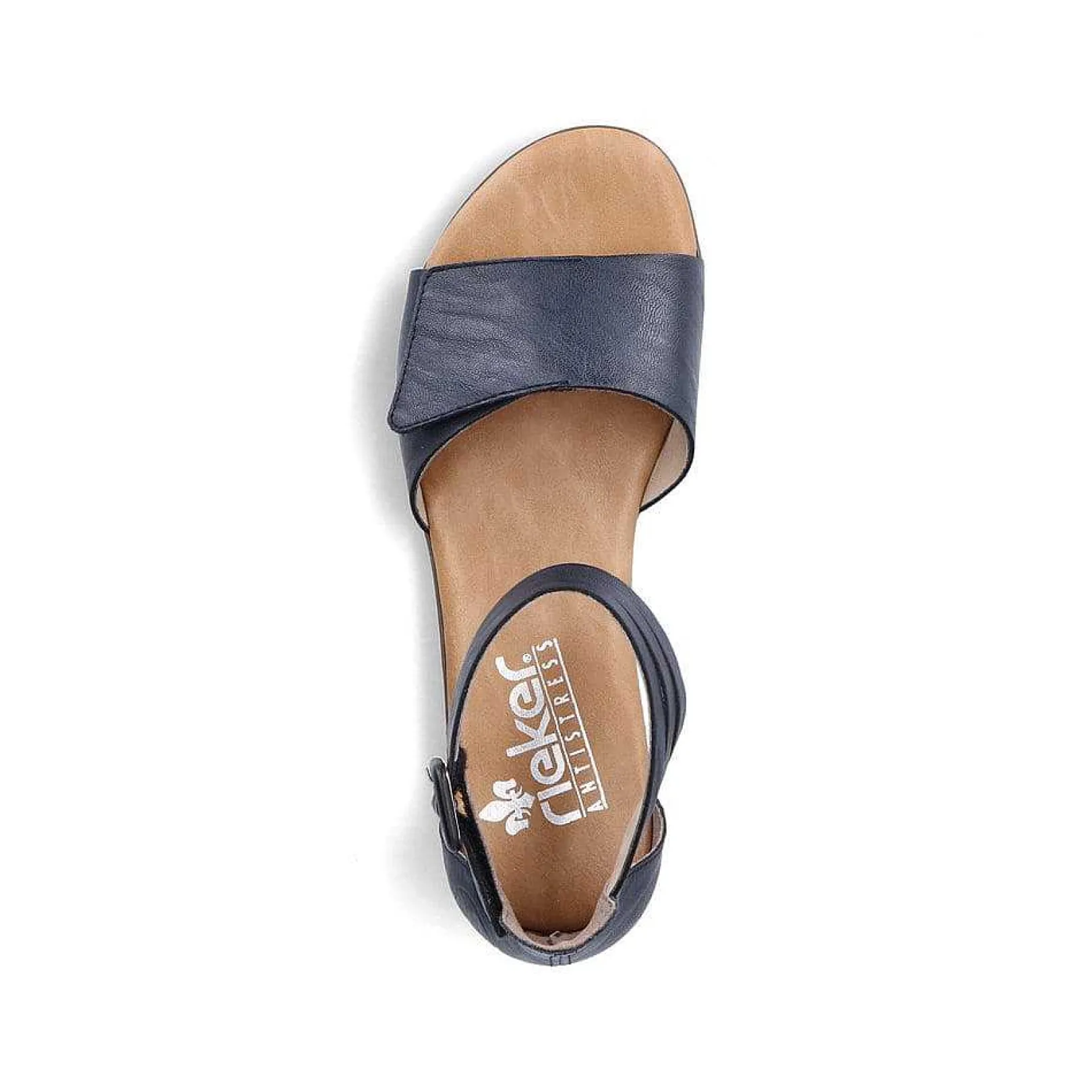 Outlet Women'S Strappy Sandals Azure Blue Ladies Heeled Shoes