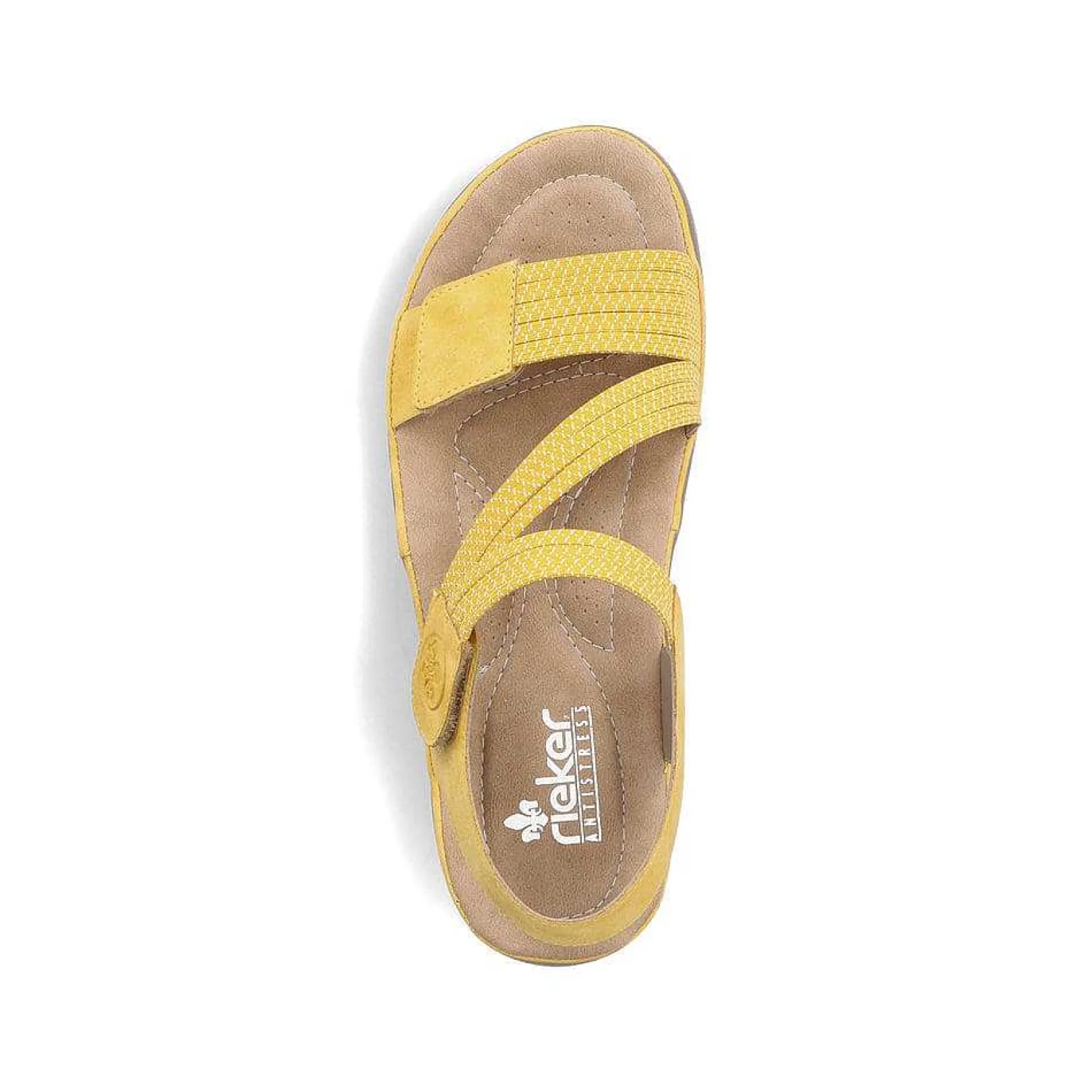 Clearance Women'S Strappy Sandals Lemon Yellow Ladies Vegan