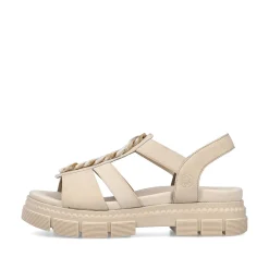 Best Women'S Strappy Sandals Light Beige Ladies Vegan