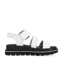 Hot Women'S Strappy Sandals Pearl White Ladies Sandals & Sandals