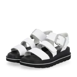Hot Women'S Strappy Sandals Pearl White Ladies Sandals & Sandals