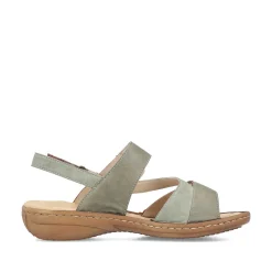 Clearance Women'S Strappy Sandals Green Grey Ladies Sandals & Sandals