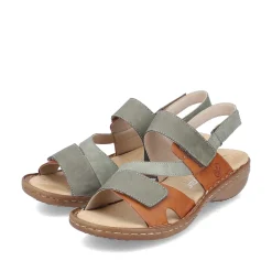 Clearance Women'S Strappy Sandals Green Grey Ladies Sandals & Sandals
