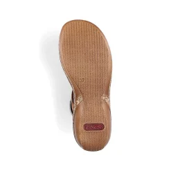 Outlet Women'S Strappy Sandals Caramel Brown Ladies Sandals & Sandals