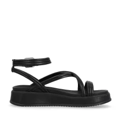 New Women'S Strappy Sandals Noir Ladies Sandals & Sandals