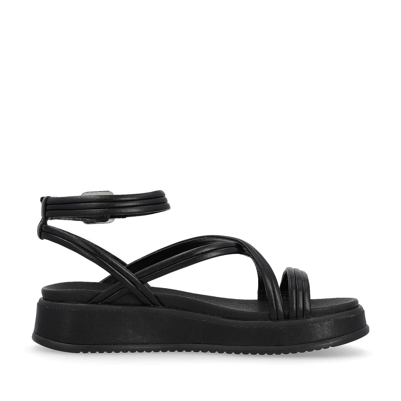New Women'S Strappy Sandals Noir Ladies Sandals & Sandals