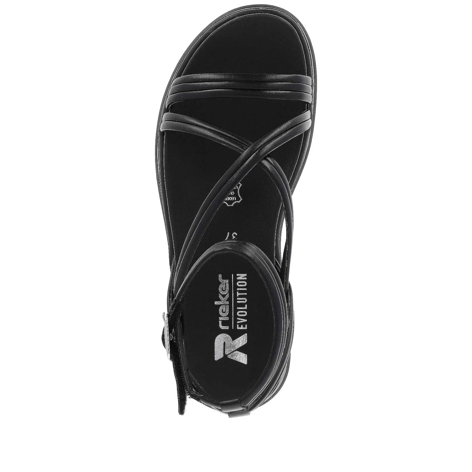 New Women'S Strappy Sandals Noir Ladies Sandals & Sandals
