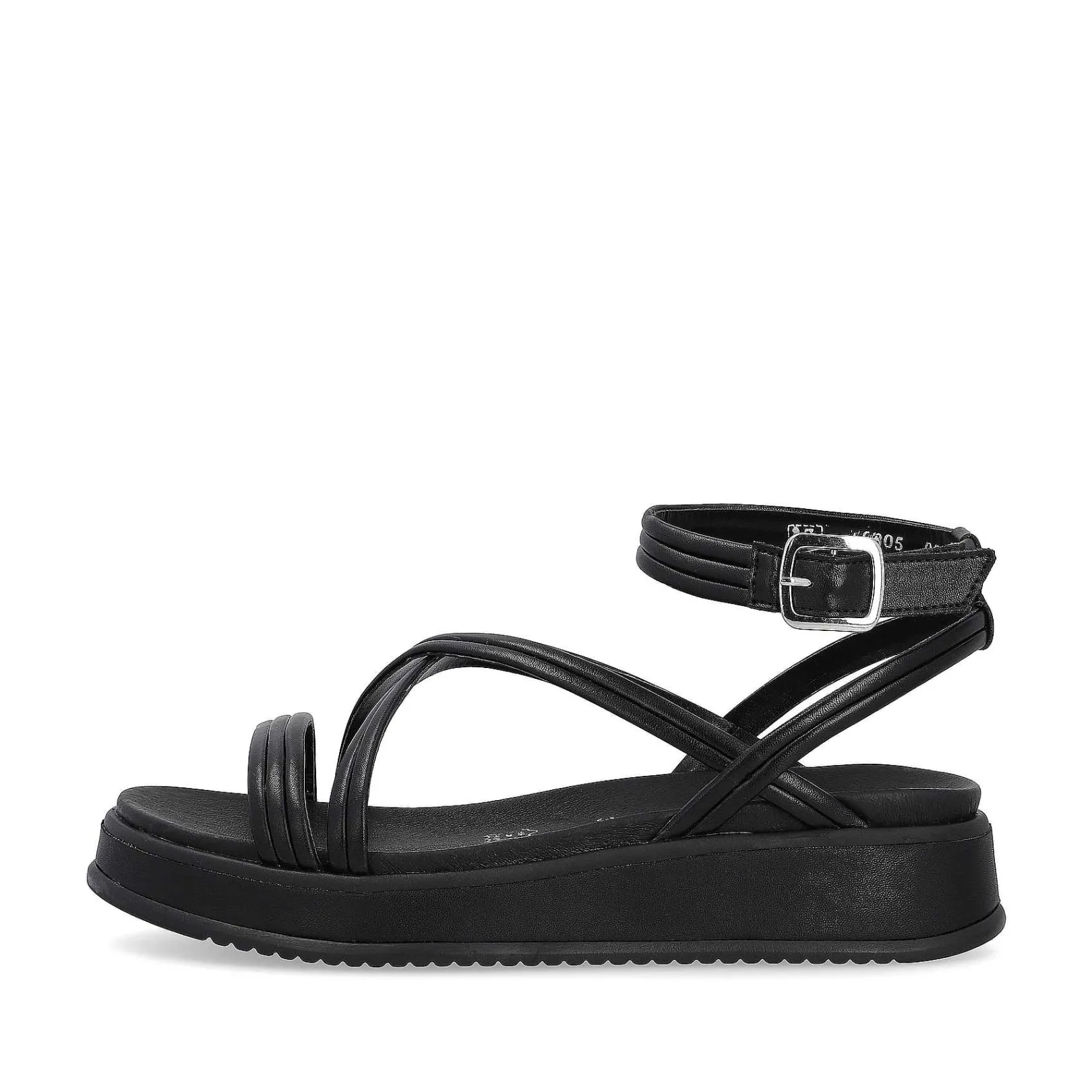 New Women'S Strappy Sandals Noir Ladies Sandals & Sandals