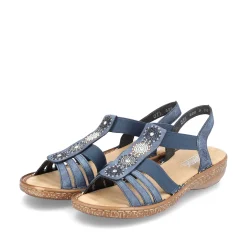 Hot Women'S Strappy Sandals Navy Blue Ladies Sandals & Sandals