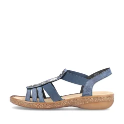 Hot Women'S Strappy Sandals Navy Blue Ladies Sandals & Sandals