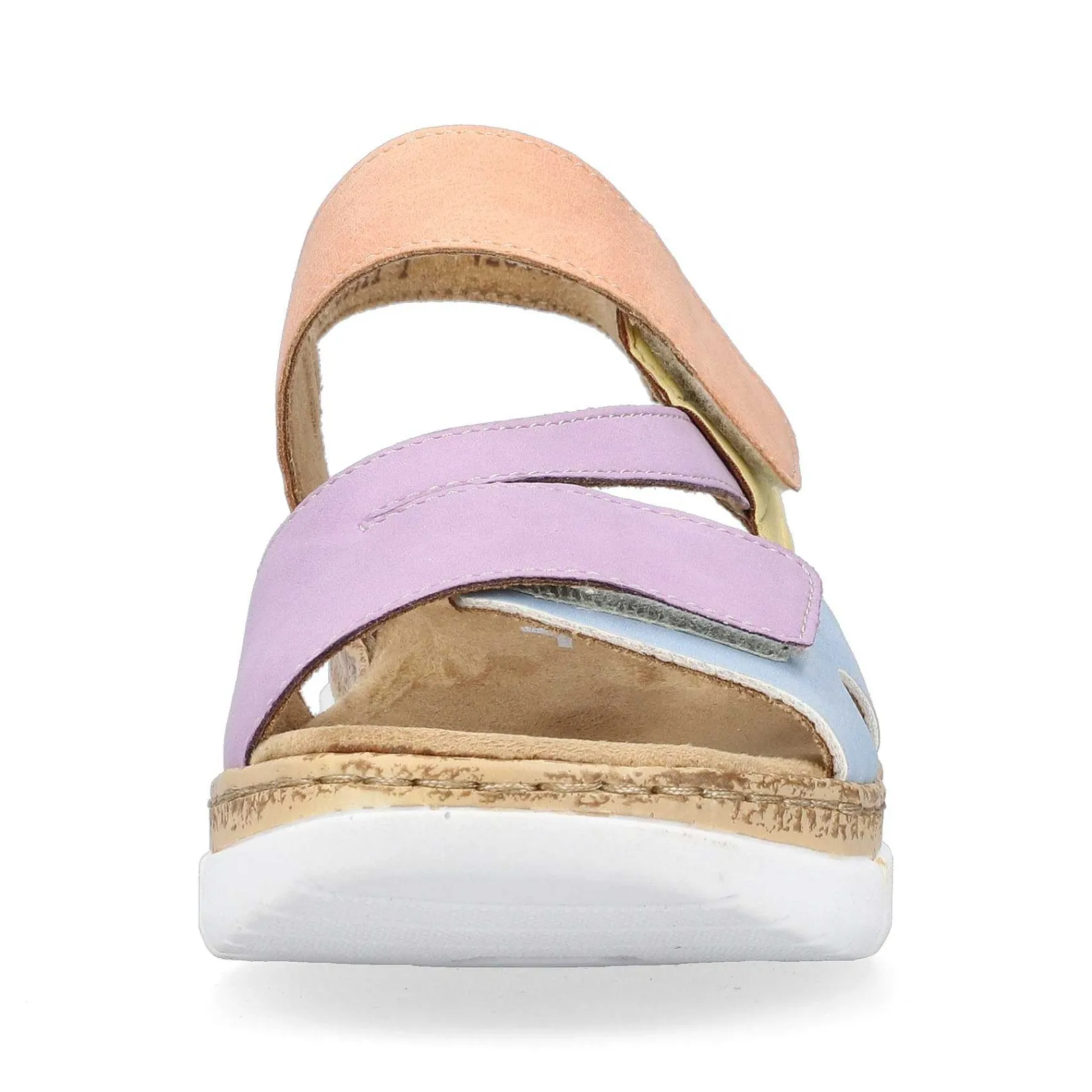 Discount Women'S Strappy Sandals In Pastel Colors Ladies Colorful Styles