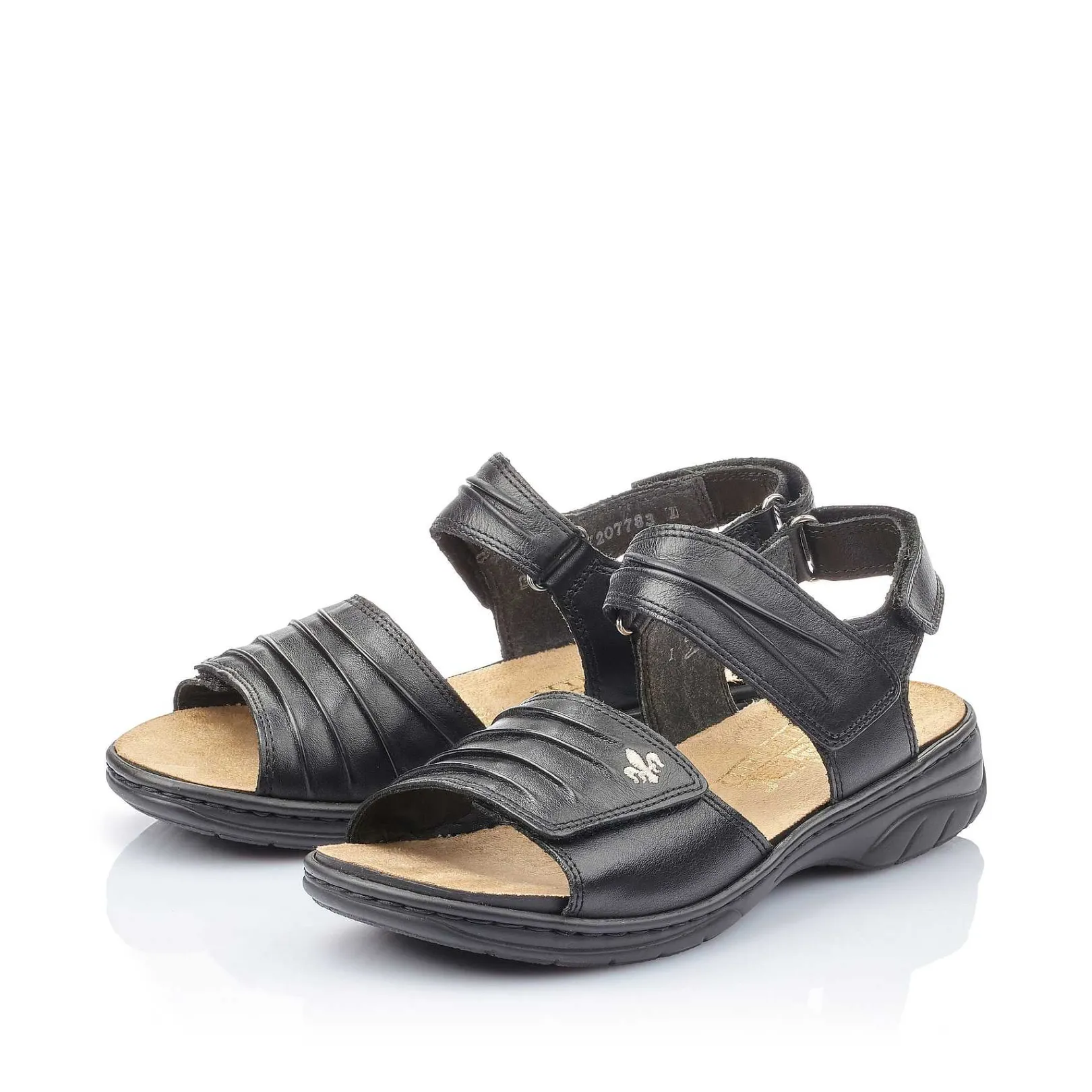 Outlet Women'S Strappy Sandals Night Black Ladies Sandals & Sandals