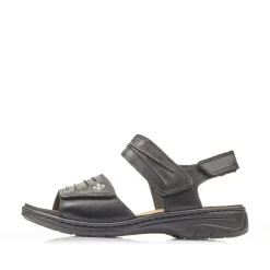 Outlet Women'S Strappy Sandals Night Black Ladies Sandals & Sandals