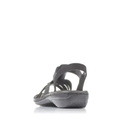 Clearance Women'S Strappy Sandals Night Black Ladies Sandals & Sandals