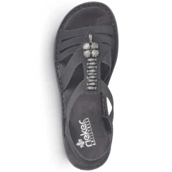 Clearance Women'S Strappy Sandals Night Black Ladies Sandals & Sandals