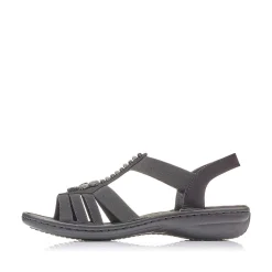 Clearance Women'S Strappy Sandals Night Black Ladies Sandals & Sandals