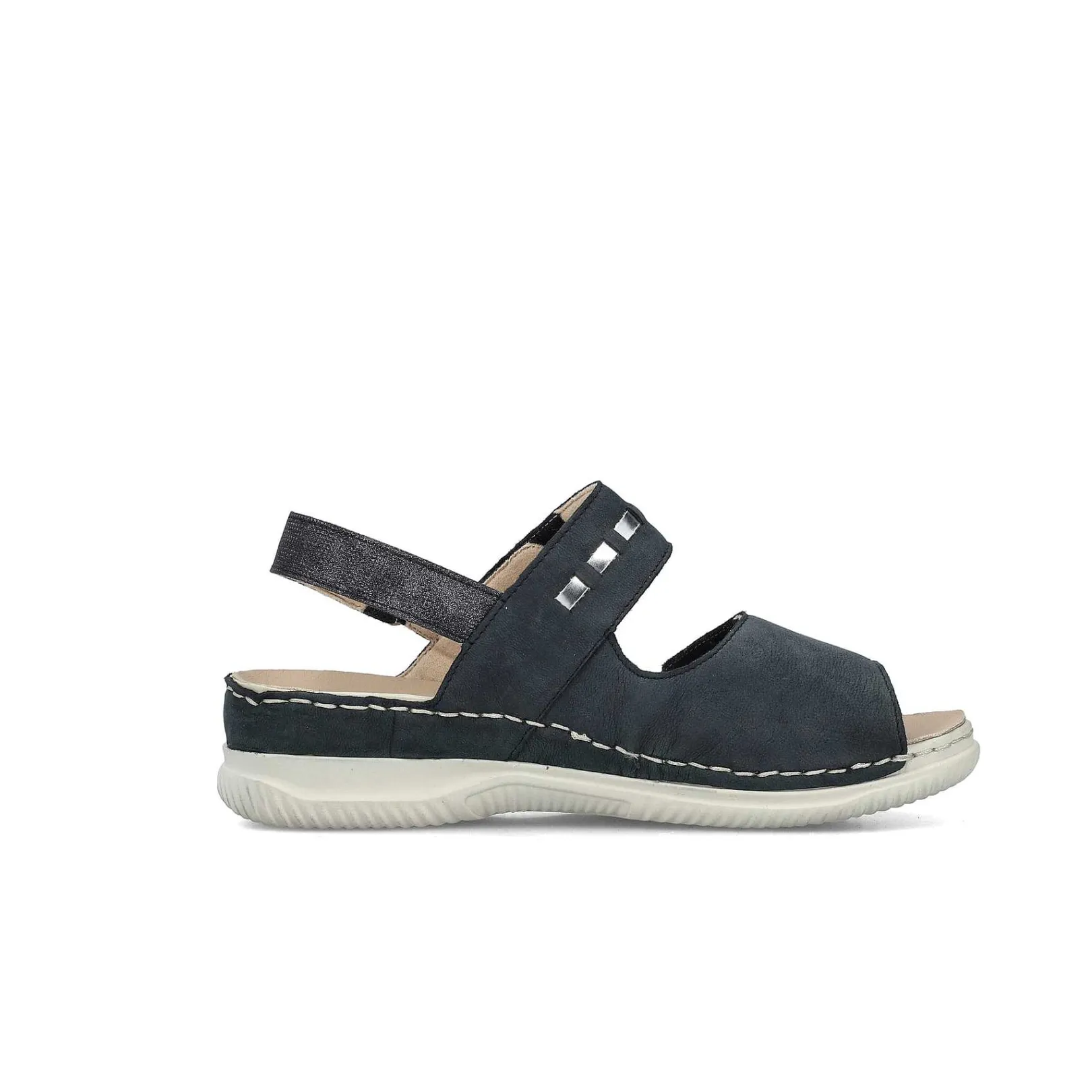 Women'S Strappy Sandals Steel Blue Ladies Sandals & Sandals