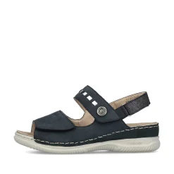 Women'S Strappy Sandals Steel Blue Ladies Sandals & Sandals
