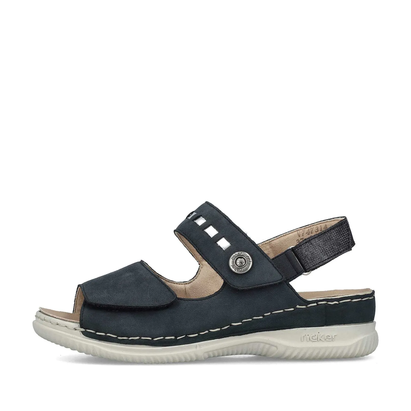 Women'S Strappy Sandals Steel Blue Ladies Sandals & Sandals