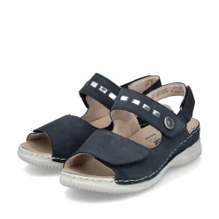 Women'S Strappy Sandals Steel Blue Ladies Sandals & Sandals
