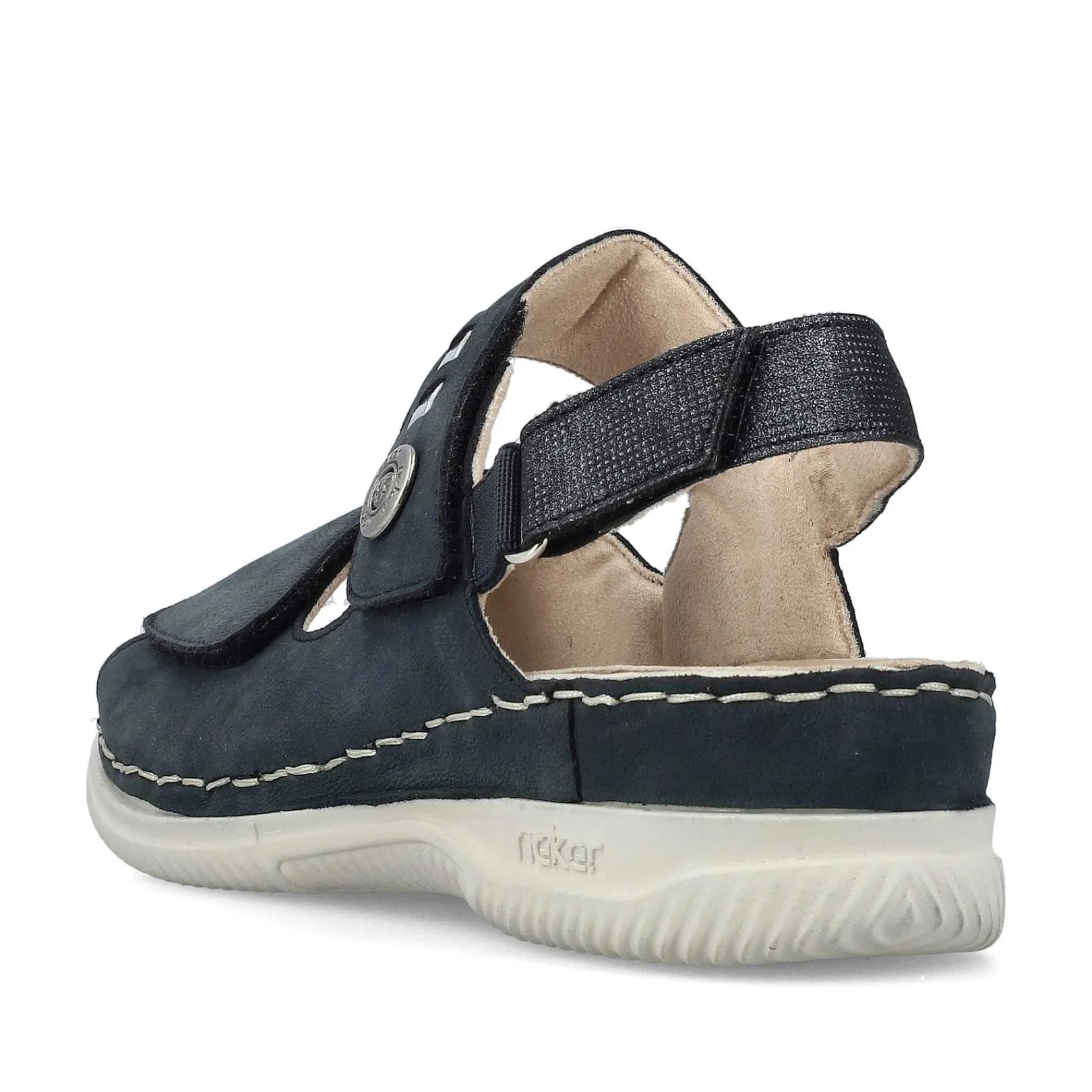 Women'S Strappy Sandals Steel Blue Ladies Sandals & Sandals